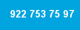922 753 75 97 922 753 75 97